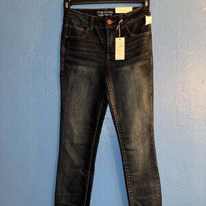 Women's MAURICES Everflex High Rise Super Skinny Jeans Sz 0 Regular NWT